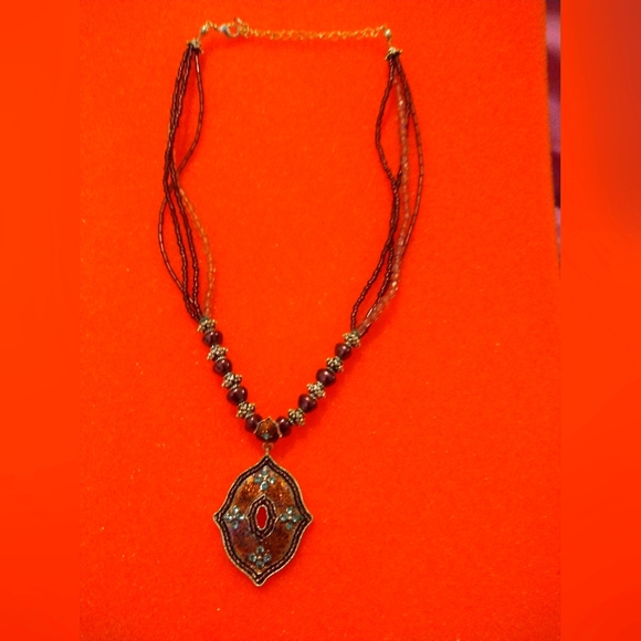 Bijoux Terner Jewelry Ladies Purple Red Color Costume Jewelry Chain